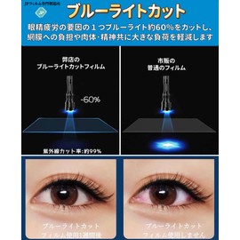 JP Film Professional Manufacturing Fluid Kamvas 12 Liquid Tub Protective Film [Blue Light Reduction, Anti-Glare, Anti-Glare] Anti-Fingerprint, Anti-Bacterial, Bubbleless, Automatic Adsorption