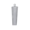 1 Piece Taper Gage, Double-Sided Stainless Steel Metric Scale Wedge