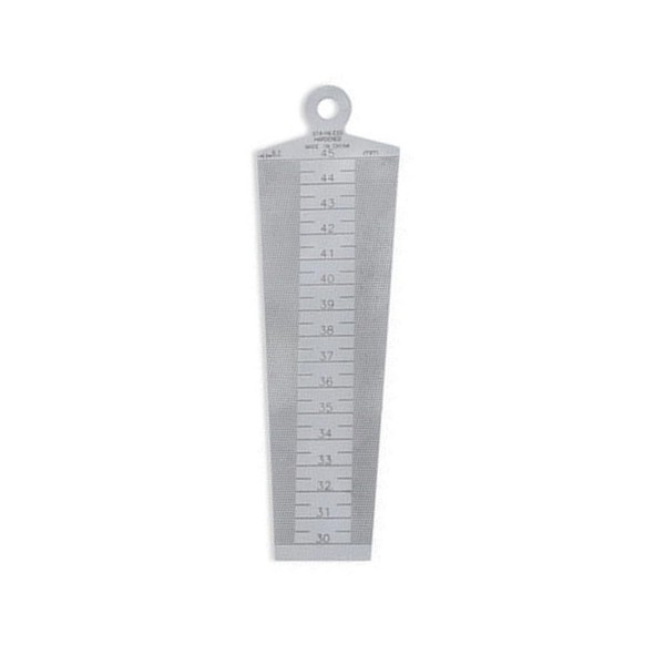 1 Piece Taper Gage, Double-Sided Stainless Steel Metric Scale Wedge
