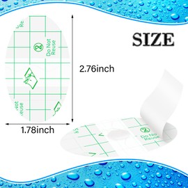 Kingdder 60 Pcs Baby Ear Covers for Bath Waterproof Ear Protection Plugs for Swimming Kids Newborn Shower Surfing Snorkeling and Other Water Sports(White)