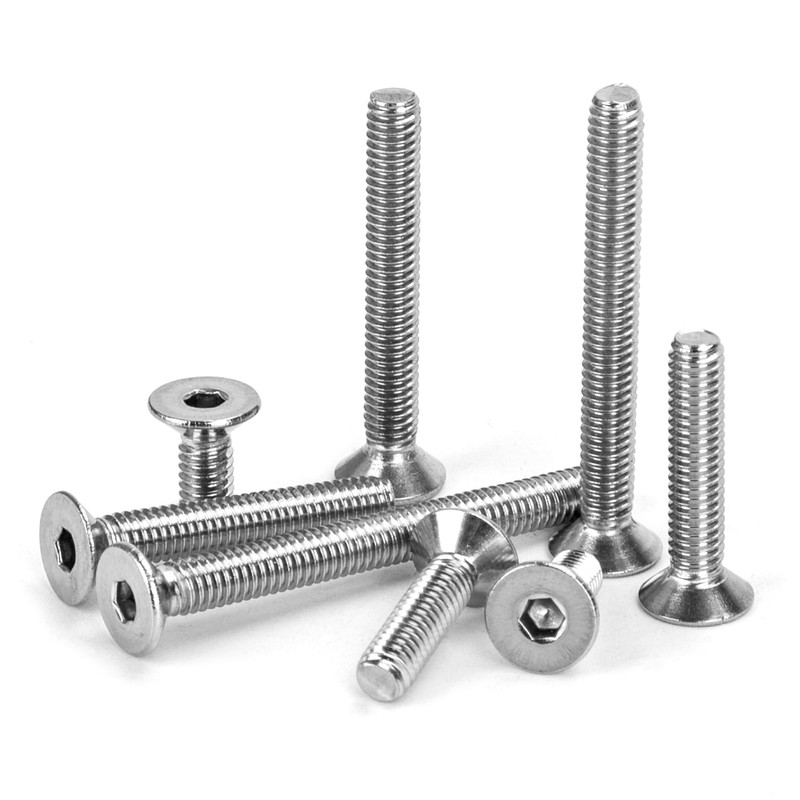 Tunejoy Countersunk Screws M4 x 40 mm Stainless Steel A2