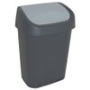 Allibert Mistral 214962 Rubbish Bin with Swinging Lid 25 x