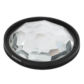 XUMIUZIY 49MM Kaleidoscope Filter, Kaleidoscope Prism Lens Filter MRC Coated with Dreamy Ghosting Effect, CNC Non Slip for Mirrorless DSLR Cameras Video Photography