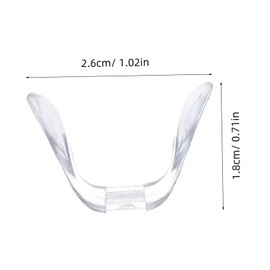 Ipetboom 10pcs Sunglasses Pads: Replacement Eyeglass Pads Plastic Bridge Grips For Eyewear Outdoor Activities