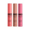 NYX PROFESSIONAL MAKEUP Butter Lip Gloss, 3 Colors, Angel Food