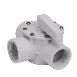 XtremepowerUS 1.5" Divert Kit for Solar Pool Heater Panel Heating PVC Water Flow Spa Pool Set Above Ground Pool Manual Diverter Valve