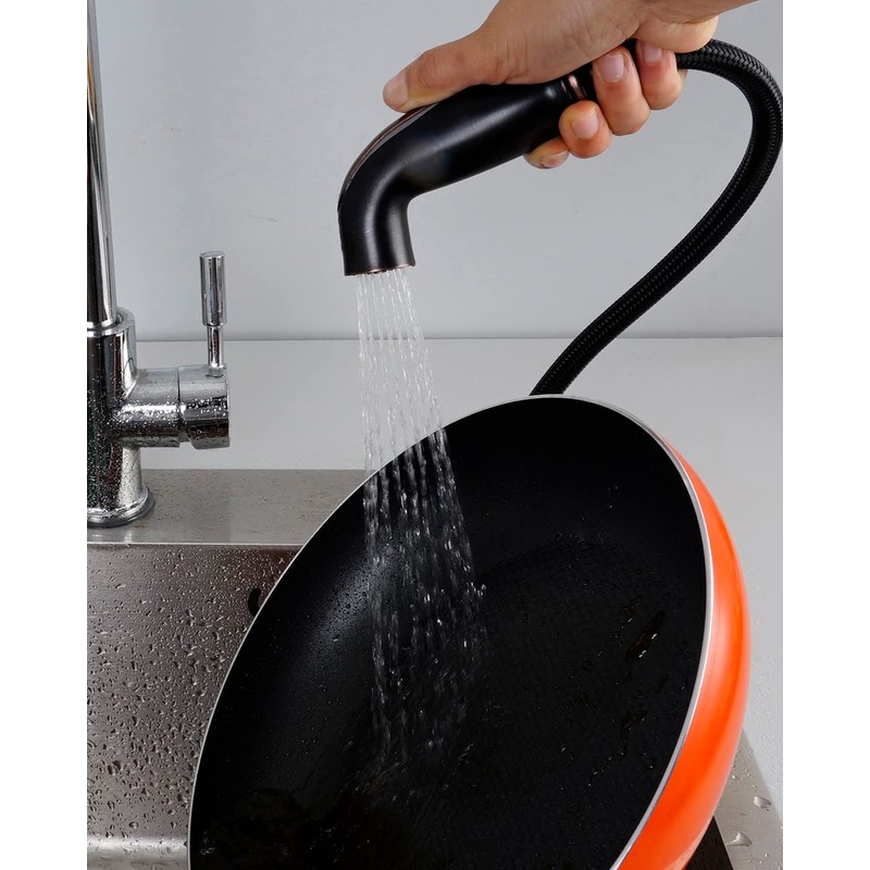 Hygie Rinse Sink Spray Attachment with Hose Set, Kitchen Side