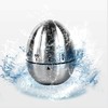 TNSLAND Kitchen Timer, Kitchen Timer, Egg-shaped Funny Egg Timer, Stainless