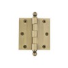 Nostalgic Warehouse Ball-Tip Residential Door Hinge with Square Corners