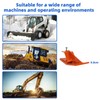 FLITURE Tractor Bucket Protector: Snow Removal Bucket Protector 2pcs Steel