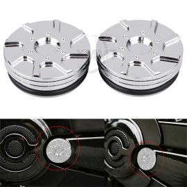 Unbranded Chrome CNC Swingarm Pivot Covers For Harley Night Rod Special 07-17 V-Rod 06-17