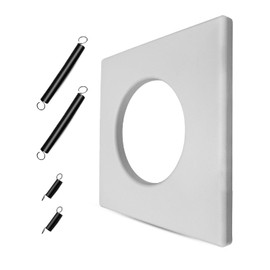 Grille with Springs Fit for Broan 161 162 9412D-R01 9417DN-R01 97010319, Spring Grille Fit for Nutone Bathroom Heating Lampshade, Fan Cover Fit for Broan Bulb Ceiling Heater