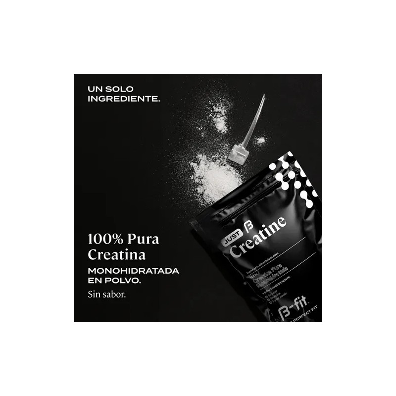 Creatina Monohidratada Creapure Just Creatine 600g B-fit Sabor Sin sabor