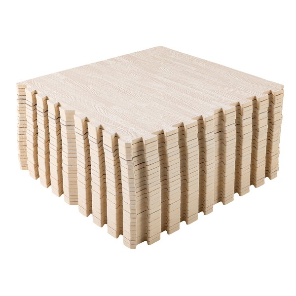 Thick Printed Foam Tiles, 24"x24" 25PCS Patchwork Foam Mat, Thick