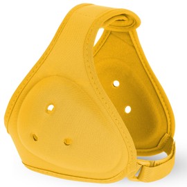 Tellegloww Wrestling Headgear for Adults Soft Grappling Headgear Adjustable Wrestling Ear Guard(Yellow)