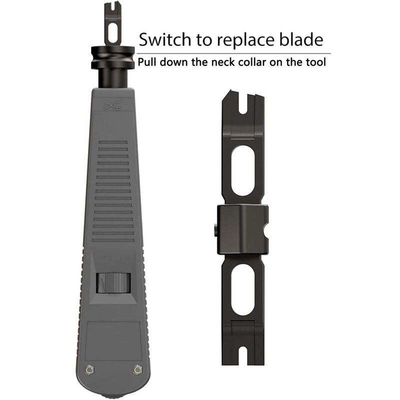 Punch Down Tool with 110 Blade, Ethernet PunchDown Tool, Keystone