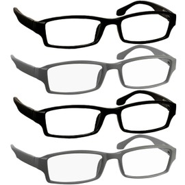 TruVision Readers - 9501HP - 4 pk -2FlatBlack 2FlatGray- 4.00