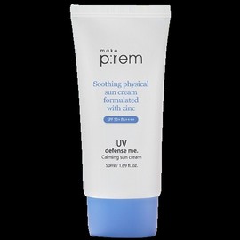 Make Prem UV Defense Me Calming Sun Cream 50ml (SPF50+) Non-toxic, delicate skin for the whole family / 메이크프렘 유브이 디펜스 미 카밍 선크림 50ml(SPF50+) 무기자차 온가족 여린피부