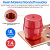 GOUNENGNAIL- 10" Copper Ground Bar Kit,900A Grounding Busbar Bar with