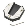 Gereiny Aluminum Alloy Motorcycle Bike Kickstand Extender Foot Side Stand