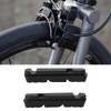EMSea 4 St¨¹ck Fahrradbremsbelag-Eins?TZE aus Gummi Kompatibel mit Brompton Schwarz