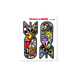 Quattroerre 6126 Sticker Bomb Bomb 10 x 12 cm