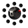 Pack of 10 Belt Button for Car Belt, Seat Belt