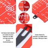 Red Laser Target, Laser Target with Reflectors, for Improving Laser