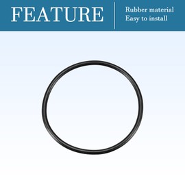QUARKZMAN Nitrile Rubber O-Ring Rubber Seal 75 mm x 68 mm x 3.5 mm for Tap Plumbers Repair Seal Connection, Black