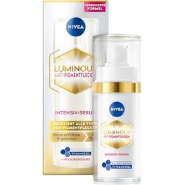NIVEA LUMINOUS630 Anti-Pigmentflecken Intensiv-Serum, Gesichtspflege mit Thiamidol f√ºr einen ebenm√§√üigeren & strahlenderen Teint, Serum gegen Pigmentflecken (30 ml)