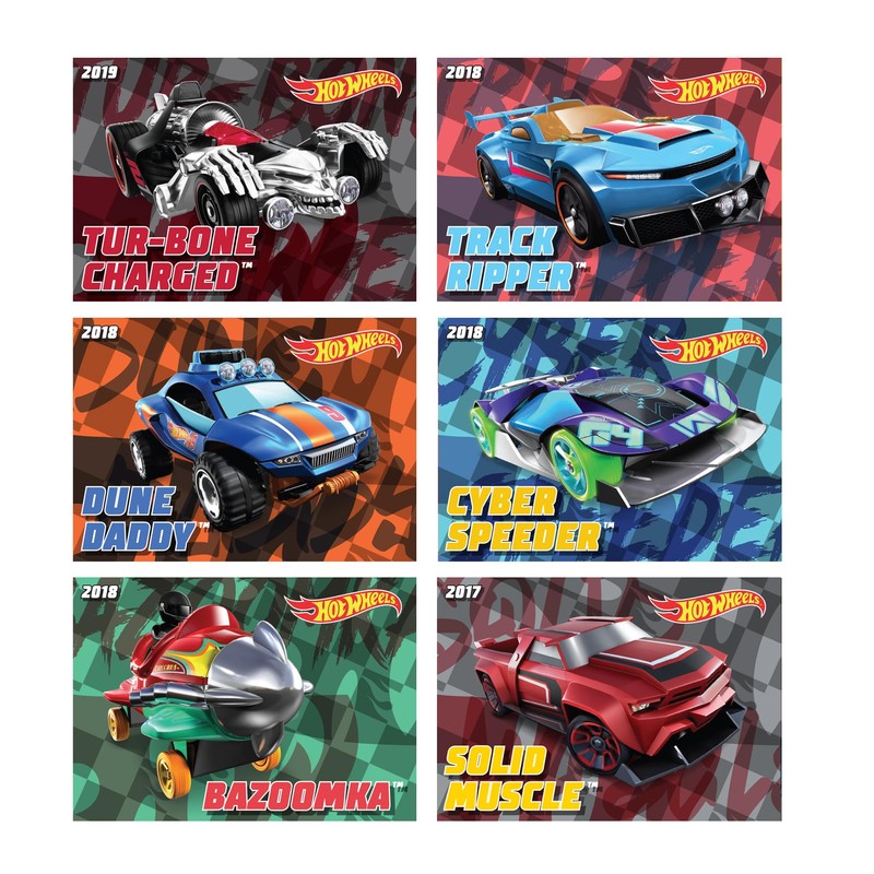 Hot Wheels On The Road Trading Card Collection - x24