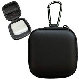 GPS Case, GPS BoT, Mitenemi Mamori GPS, Somewhere GPS, Search, Soranome Anshin Watcher, Carabiner Included, School Bag, GPS Location Information, Protection Case, Storage [MOO MOO] (Kuro)