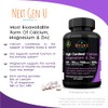 NGU Calcium Magnesium Zinc Essential Mineral Supplement 240 Vegan Caplets