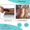 Marble Square Tablecloth, Waterproof Fitted Table Cloth for Indoor Outdoor