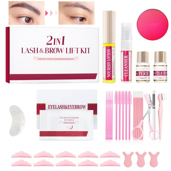 Wimpernlifting Set 2025,Neu Lash Lifting Set 5 Größen Augenbrauen Lifting