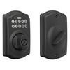 SCHLAGE BE365 CAM 622 Keypad Electronic Deadbolt, Matte Black