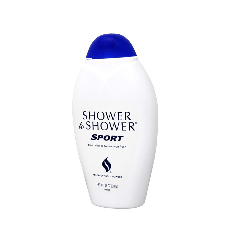 Shower To Shower Powder, 13 oz, Sport, 6-Pack
