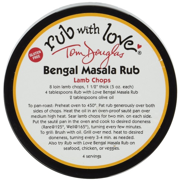 Rub with Love  Bengal Masala Rub by Tom Douglas, 3.5-Ounce