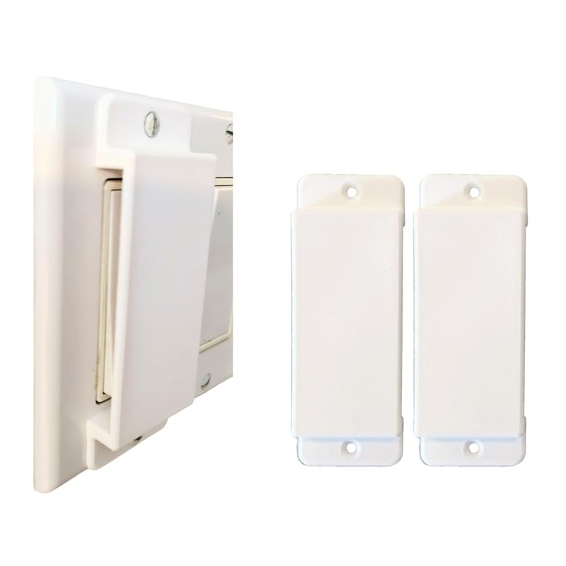 Light Switch Guard Covers for White Rocker Switch – Prevent