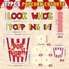JarThenaAMCS 77 Pcs Popcorn Bulletin Board Decoration Funny Popcorn Bucket