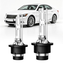 EASY EAGLE D4S HID Xenon Headlight Bulbs Compatible with Lexus IS350 LS460 2007-2016 Low Beam Light Bulb Replacement, 6000K Cool White, 2 Pack