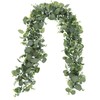 SOMYTING Eucalyptus Garlands, 2 Pack 5.7ft Long Artificial Mixed Eucalyptus