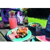 KitchenCraft "We Love Summer" Ceramic-Style Melamine Side Plate, 22 cm