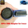OTKEFDI 38Pin OBD Adapter to 16Pin OBDII Cable Truck Diagnostic