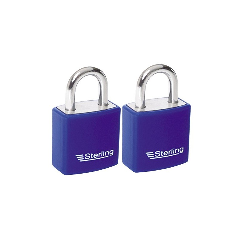 Sterling APL APL442P 2 x 40mm Burg Wachter Padlocks, Red