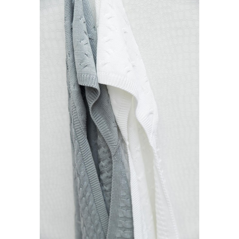 Baby's Only Hooded Bath Towel Braid Knitted 82 x 82