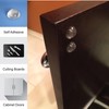 Clear Soft Close Drawer Cabinet Door Bumpers - 9.5mm x