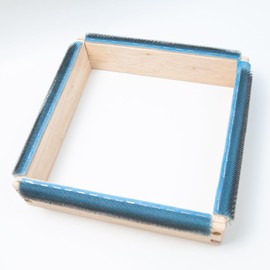 Lampstop Punch Needle Frame Gripper Strip Frame Rug Hooking Frame (16" x 16")