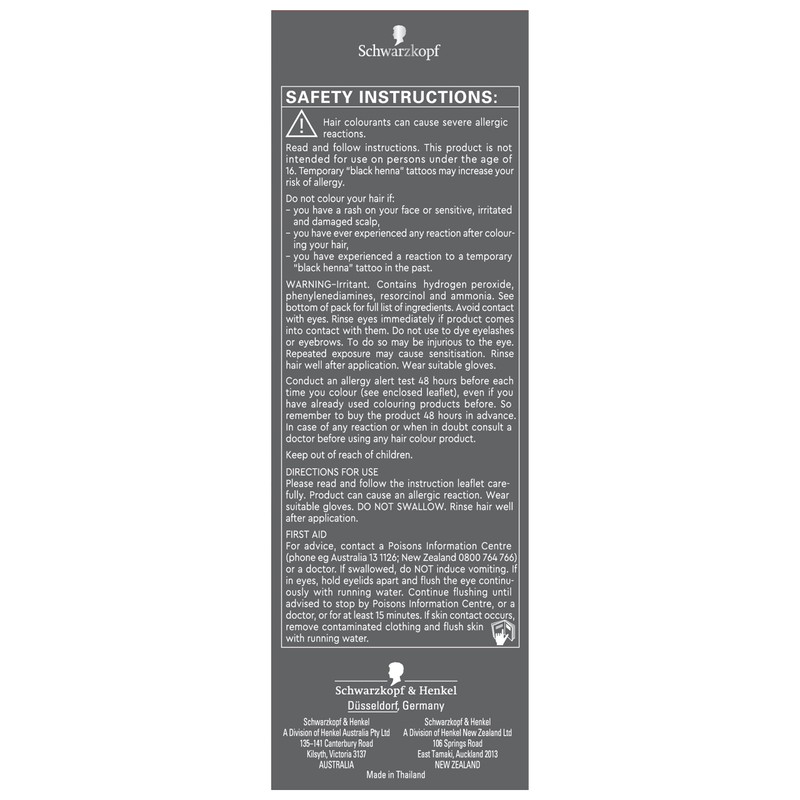 Schwarzkopf Brilliance Permanent Hair Colour, Cool Browns 81 Truffle Brown