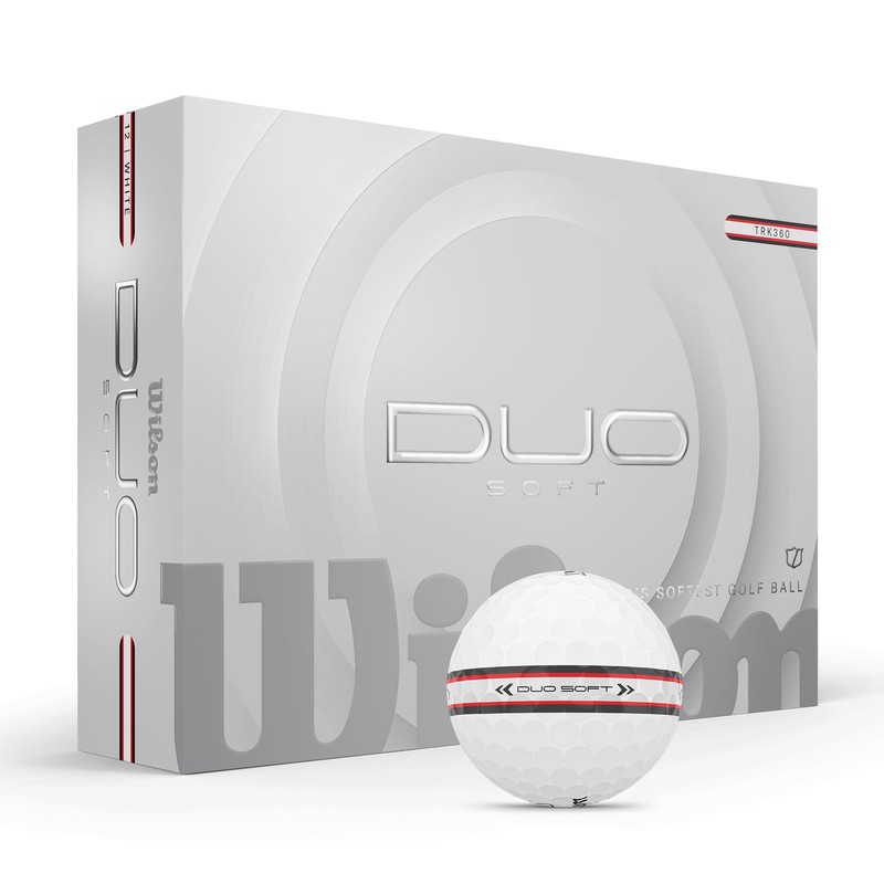Wilson DUO SOFT GOLF BALL TRK360 12-BALL
